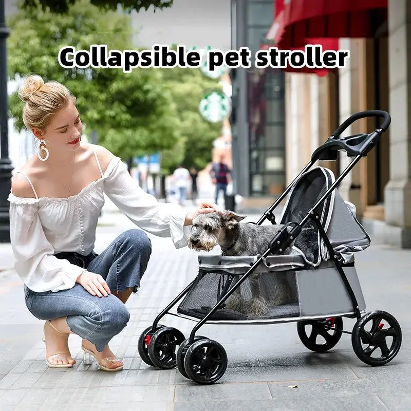 Bello Detachable Pet Stroller - QZ Pets