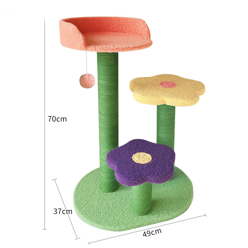 "Wear-resistant" Cat Scratch Tower - QZ Pets