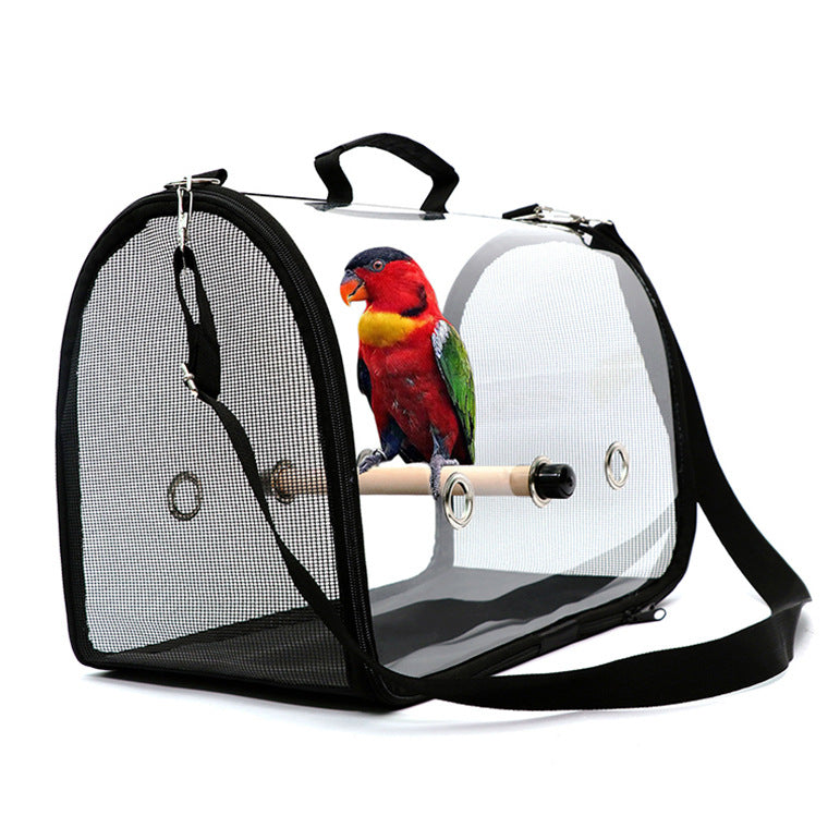 Portable Transparent Bird Cage - QZ Pets