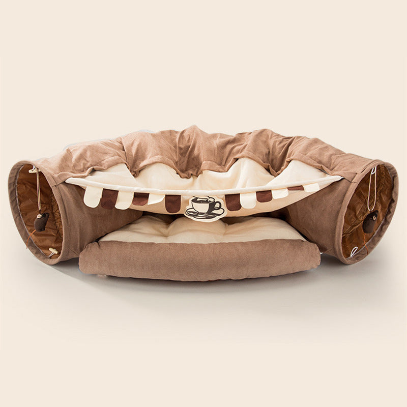 Collapsible Cat Tunnel Toy - QZ Pets