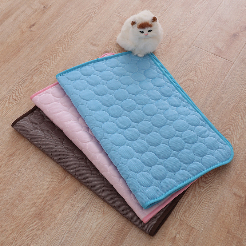 Pet Portable Ice Silk Cooling Pad - QZ Pets