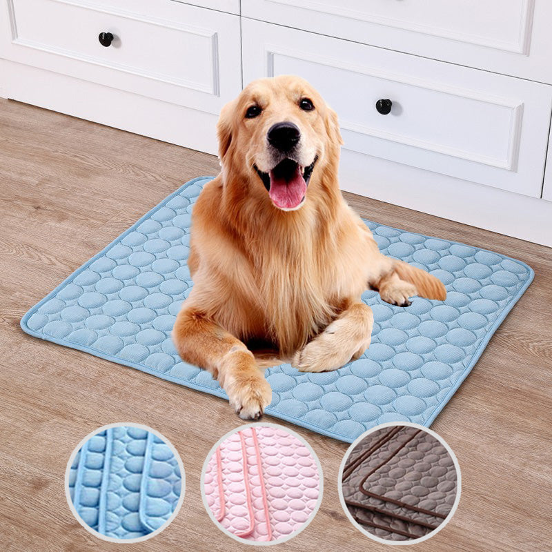 Pet Portable Ice Silk Cooling Pad - QZ Pets