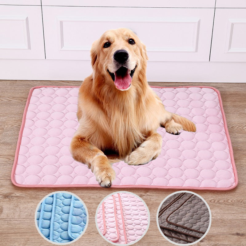 Pet Portable Ice Silk Cooling Pad - QZ Pets