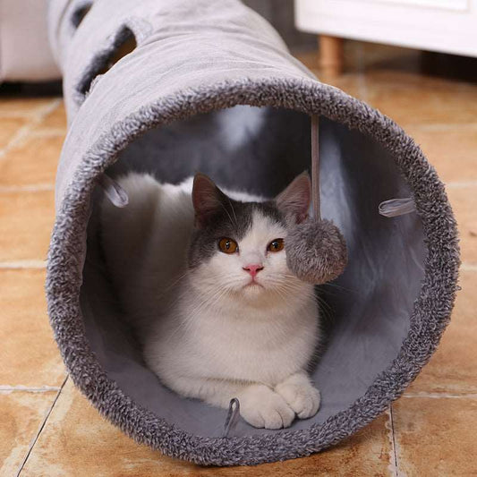 Long Cat Tunnel Toy - QZ Pets