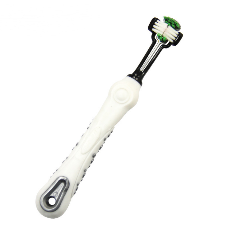 Three Sided Pet Toothbrush - QZ Pets