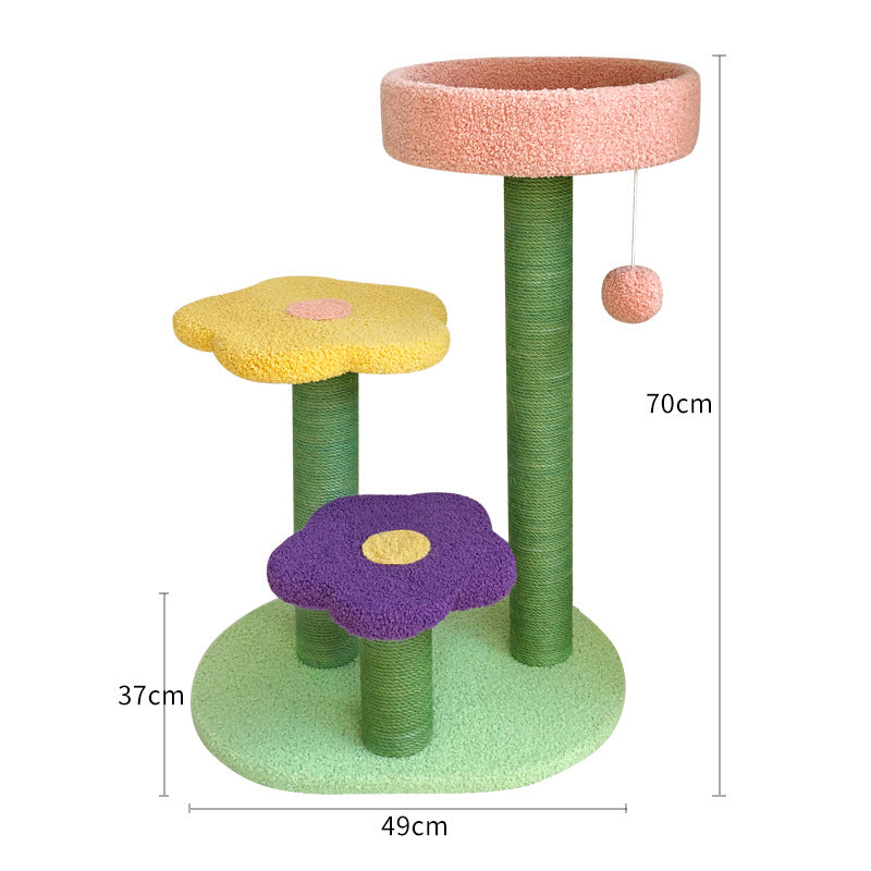 "Wear-resistant" Cat Scratch Tower - QZ Pets