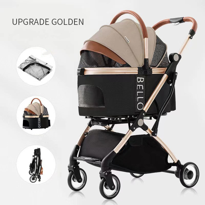 Deluxe BELLO Pet Stroller - Carrier - QZ Pets