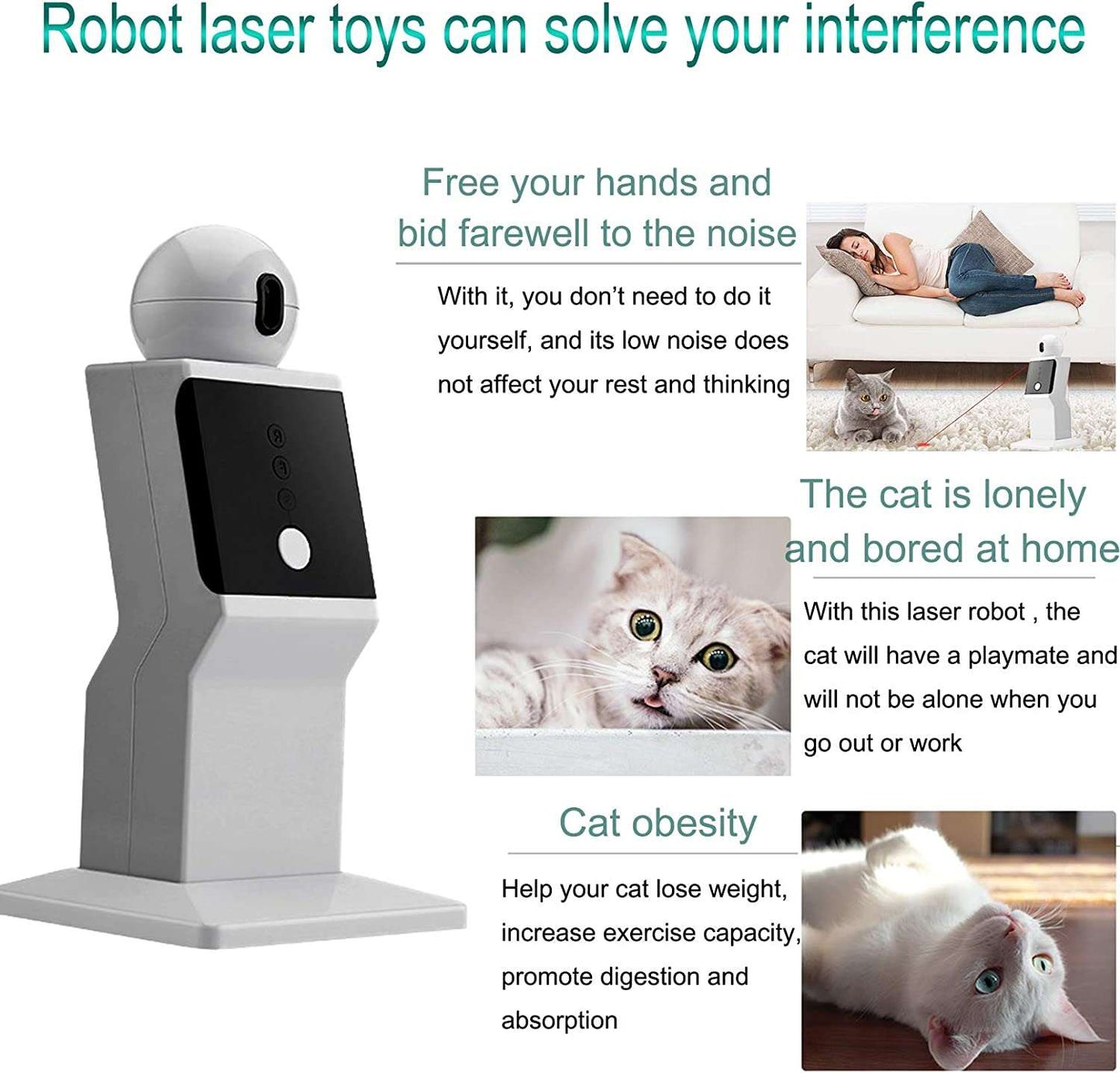 Interactive Laser Pointer Toy - QZ Pets