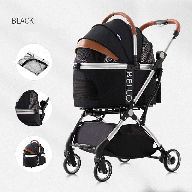 Deluxe BELLO Pet Stroller - Carrier - QZ Pets