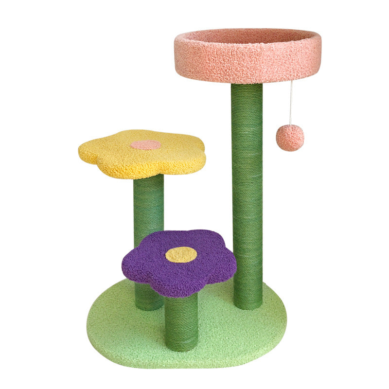 "Wear-resistant" Cat Scratch Tower - QZ Pets