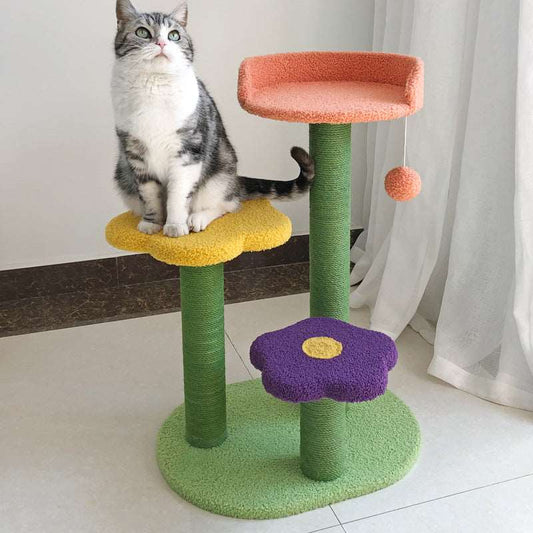 "Wear-resistant" Cat Scratch Tower - QZ Pets