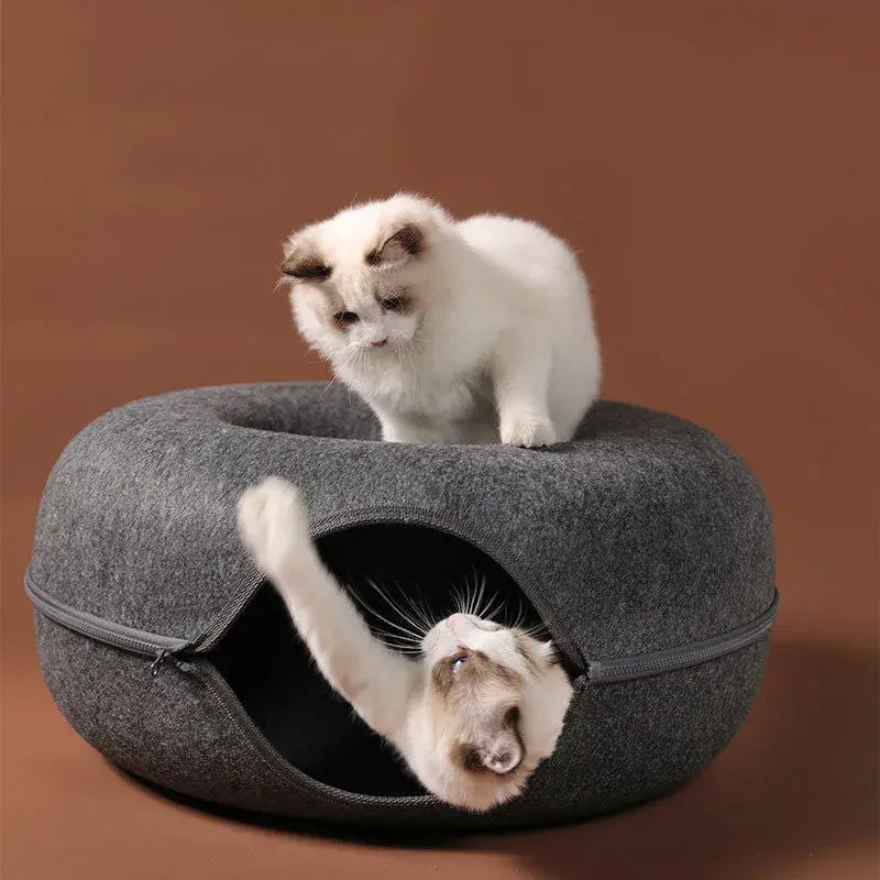 Cat Donut Bed - QZ Pets