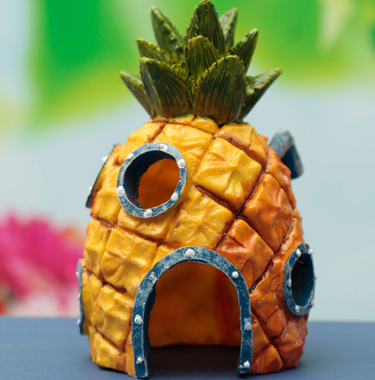 Pineapple House for Aquarium Fish Tank - QZ Pets