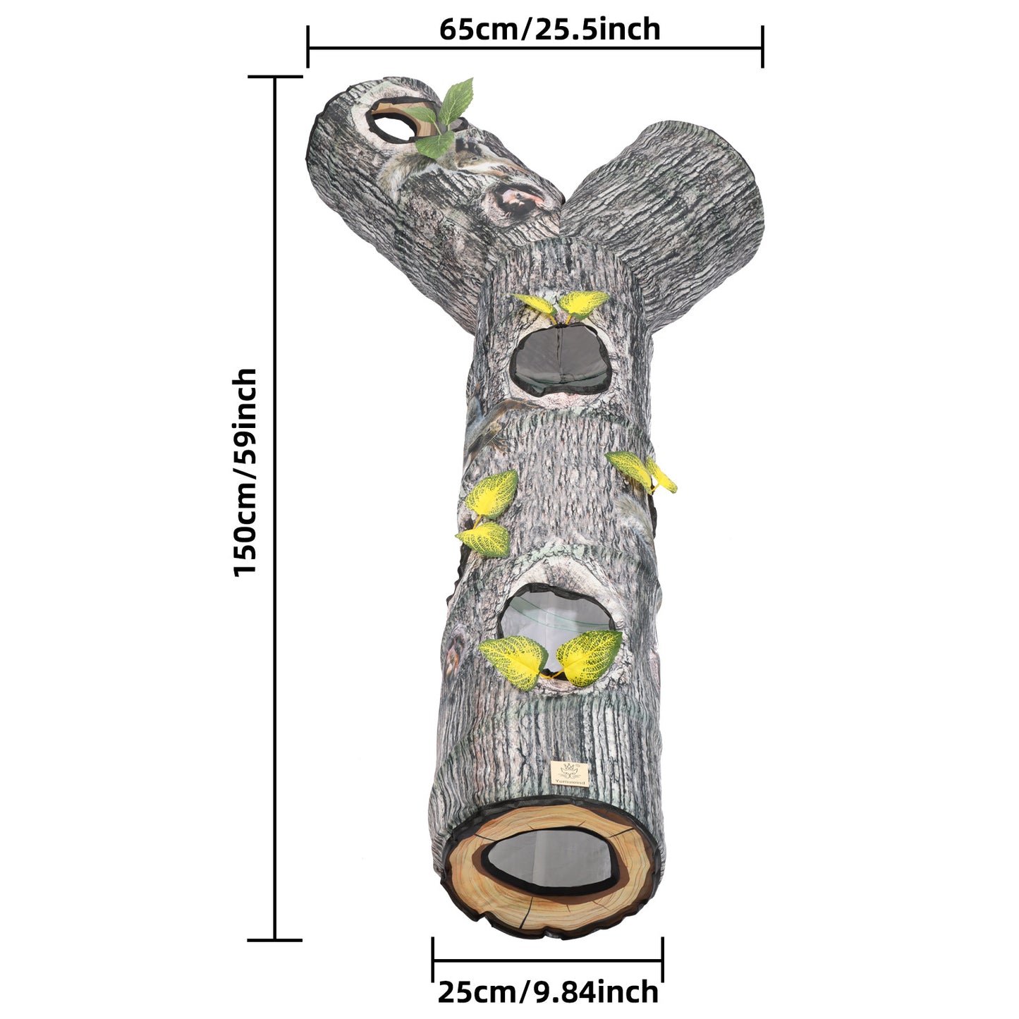 Tree Pattern Tunnel Pet Toy - QZ Pets