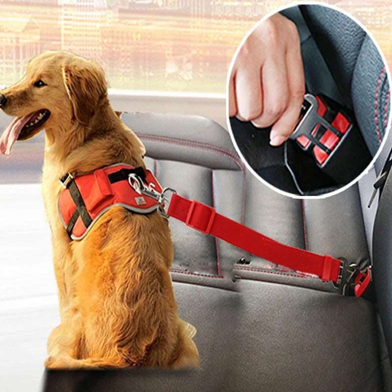 "Adjustable" Pet Safety Seat Belt Strap - QZ Pets