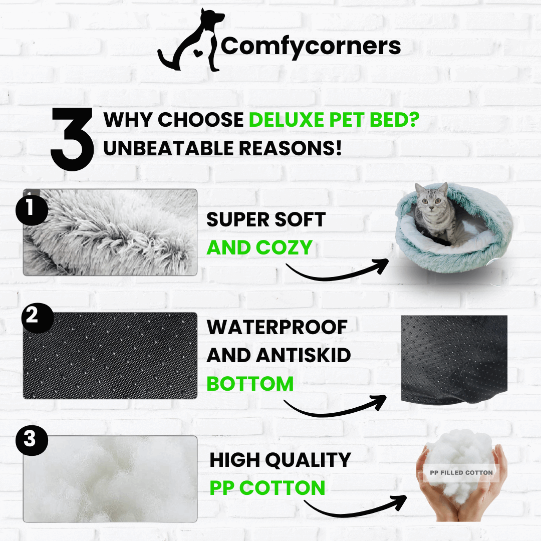 ComfyCorners Deluxe Pet Bed - QZ Pets