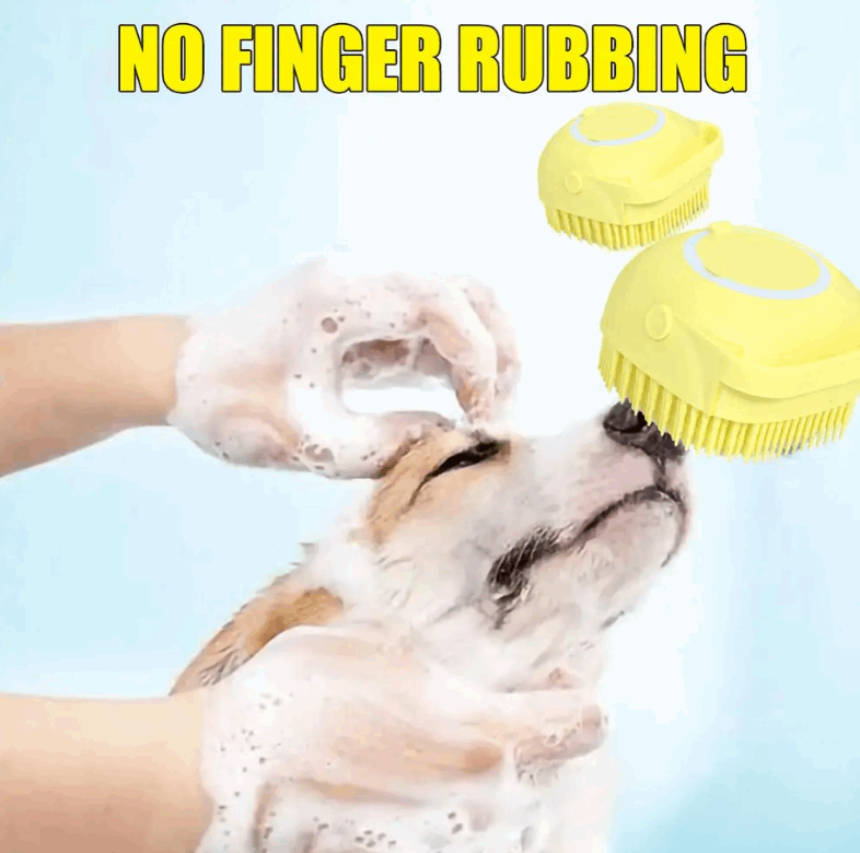 Dog Bath Massage Brush - QZ Pets