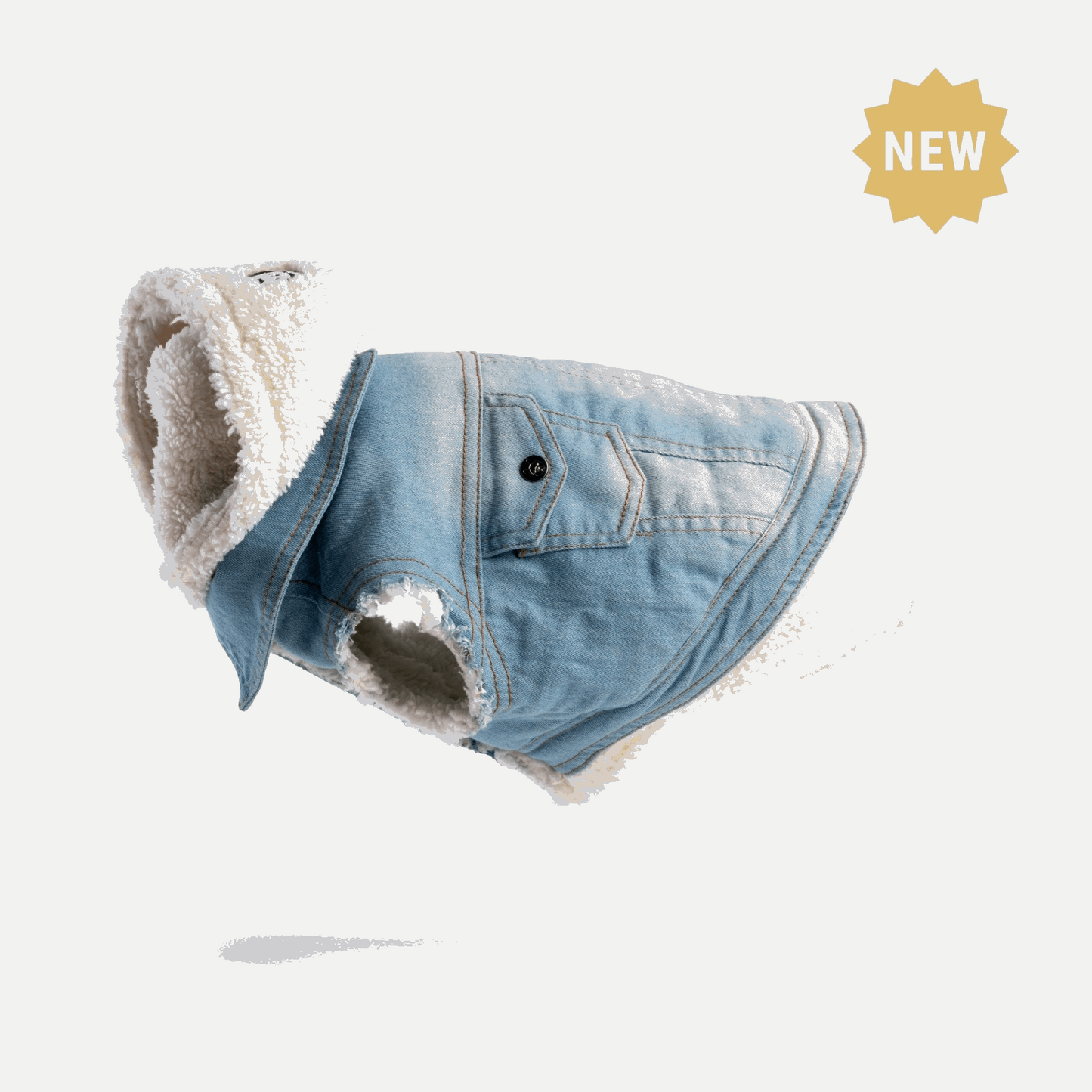 Justin - Denim Dog Jacket - QZ Pets