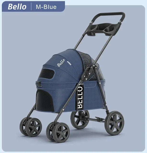 Bello Detachable Pet Stroller - QZ Pets