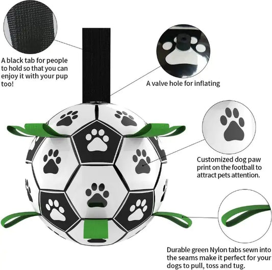 Interactive Pet Football Dog Toy - QZ Pets