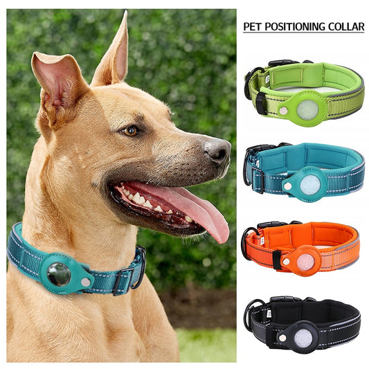 Pet Dog Collar for Apple AirTag Tracker - QZ Pets