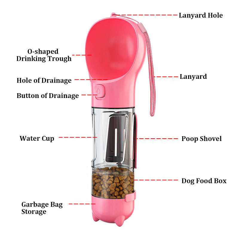 Pup Cup™ Water Bottle Feeder- QZ Pets