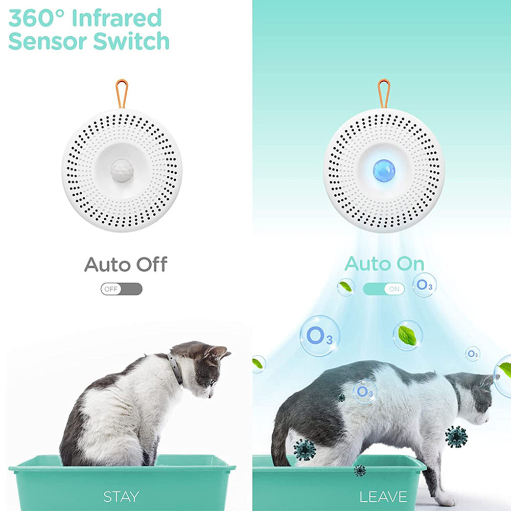 Smart Odor Eliminator for Litter Box - QZ Pets